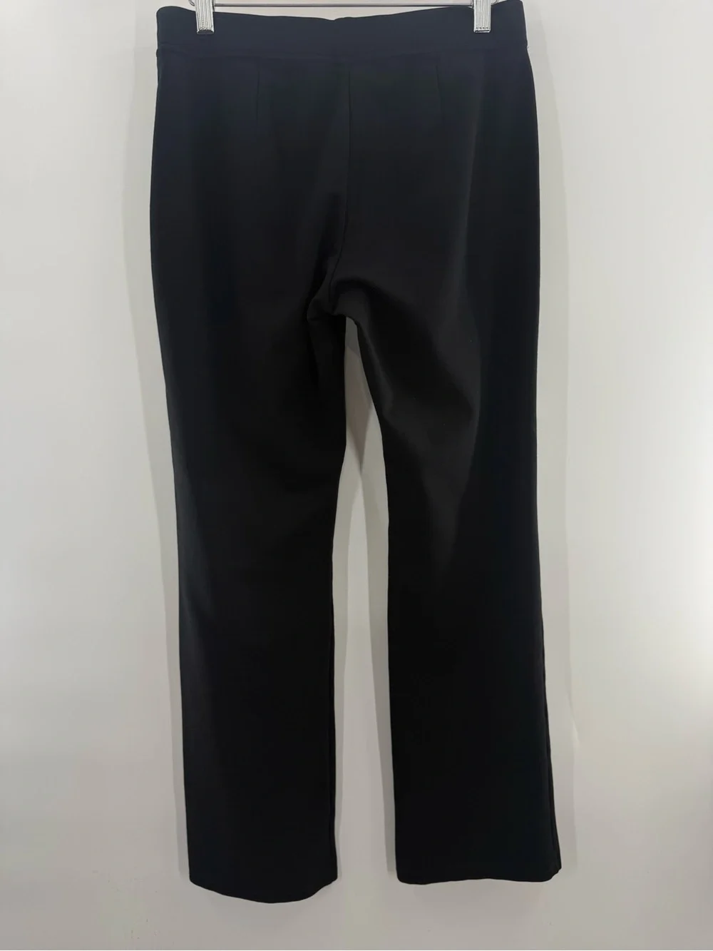 Eileen Fisher Wide Straight Leg Minimalist Pants Rayon Blend Thick Knit Size XS